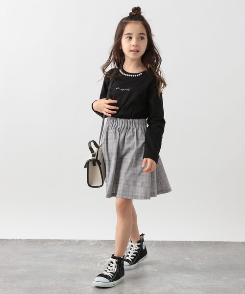 GLOBAL WORK（グローバルワーク）の「キッズ/インナー付きカラフルスカート柄/260894（スカート・キッズ・ライトグリーン/ブラック/ホワイト/ライトベージュ/グレー/スカイブルー/オフホワイト/その他・110cm/160cm/100cm/130cm/150cm/120cm/140cm）」の16枚目の写真