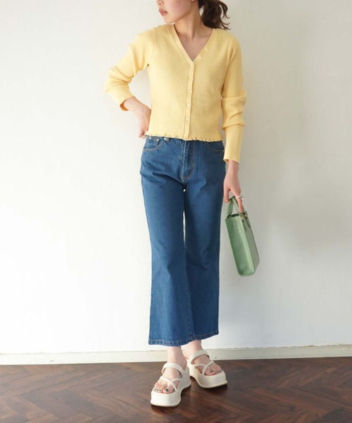 archives(アルシーヴ)の「クロップドデニムパンツ(デニムパンツ・レディース・ブラック/グレー/ブルー・SMALL/MEDIUM)」の10枚目の写真