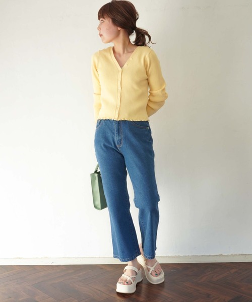 archives(アルシーヴ)の「クロップドデニムパンツ(デニムパンツ・レディース・ブラック/グレー/ブルー・SMALL/MEDIUM)」の11枚目の写真