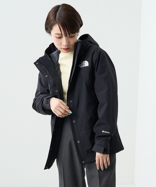 FREAK'S STORE(フリークスストア)の「THE NORTH FACE/ザ ノース フェイス Mountain Light Jacket/マウンテンライトジャケット(ナイロンジャケット・レディース・ブラック/キャメル・SMALL/MEDIUM)」の3枚目の写真
