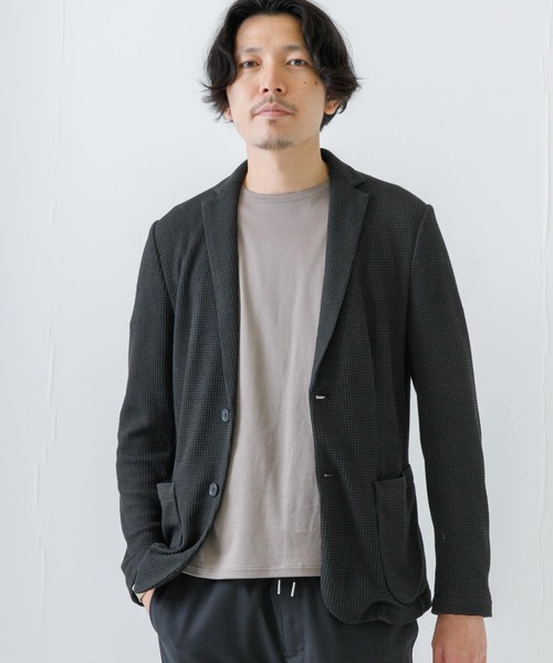 URBAN RESEARCH ROSSO MEN(アーバンリサーチロッソメン)の「『XLサイズ』ラッセルニットテーラードジャケット(テーラード ...
