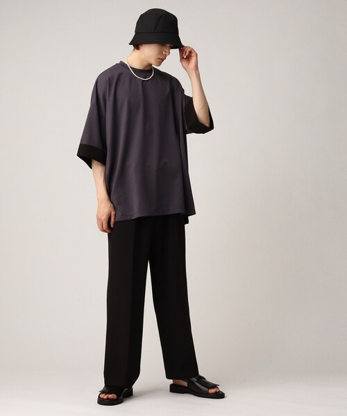 tk.TAKEO KIKUCHI(ティーケータケオキクチ)の「◆キルトタンボリュームソールサンダル(サンダル・メンズ・ブラック・65/75)」の8枚目の写真