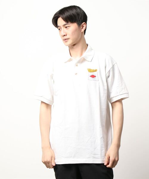 【FATBURGER/ファットバーガー】EMBROIDERED POLO SHIRT(UN)（ポロシャツ）｜tone（トーン）