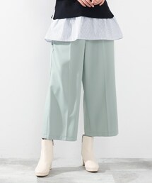 DRESKIP | 洗えるストレッチサイドDカンワイドパンツ(その他パンツ)