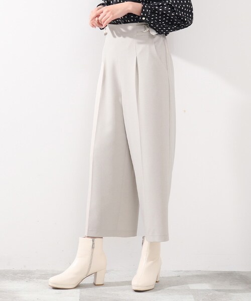 DRESKIP（ドレスキップ）の「◆【洗える】ストレッチサイドDカンワイドパンツ（その他パンツ・レディース・ネイビー/ライトグリーン/ライトベージュ・02/03/04）」の10枚目の写真