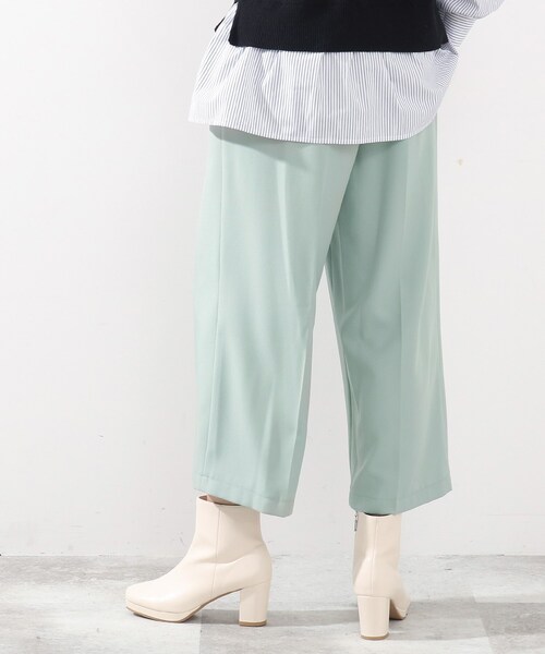 DRESKIP（ドレスキップ）の「◆【洗える】ストレッチサイドDカンワイドパンツ（その他パンツ・レディース・ネイビー/ライトグリーン/ライトベージュ・02/03/04）」の17枚目の写真