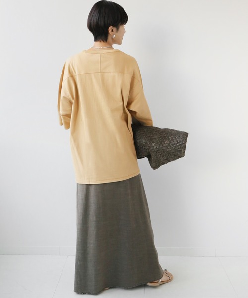 JOURNAL STANDARD relume SELECT(ジャーナルスタンダードレリュームセレクト)の「【Collegiate Pacific】 HALF SLEEVE FOOTBALLT:Tシャツ◆(Tシャツ/カットソー・レディース・ホワイト/ブラック/ベージュ/レッド・FREE)」の19枚目の写真
