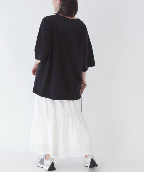 JOURNAL STANDARD relume SELECT(ジャーナルスタンダードレリュームセレクト)の「【Collegiate Pacific】 HALF SLEEVE FOOTBALLT:Tシャツ◆(Tシャツ/カットソー・レディース・ホワイト/ブラック/ベージュ/レッド・FREE)」の7枚目の写真
