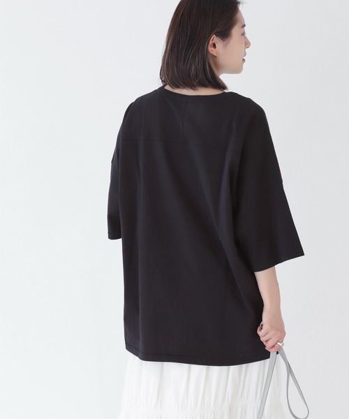 JOURNAL STANDARD relume SELECT(ジャーナルスタンダードレリュームセレクト)の「【Collegiate Pacific】 HALF SLEEVE FOOTBALLT:Tシャツ◆(Tシャツ/カットソー・レディース・ホワイト/ブラック/ベージュ/レッド・FREE)」の9枚目の写真