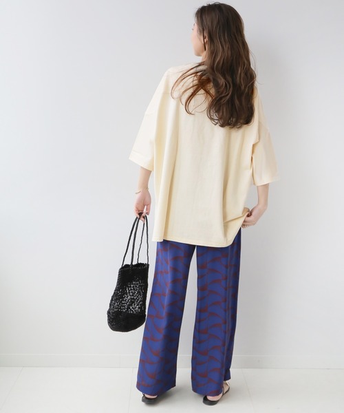 JOURNAL STANDARD relume SELECT(ジャーナルスタンダードレリュームセレクト)の「【Collegiate Pacific】 HALF SLEEVE FOOTBALLT:Tシャツ◆(Tシャツ/カットソー・レディース・ホワイト/ブラック/ベージュ/レッド・FREE)」の13枚目の写真