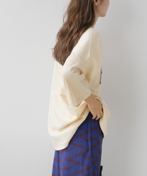 JOURNAL STANDARD relume SELECT(ジャーナルスタンダードレリュームセレクト)の「【Collegiate Pacific】 HALF SLEEVE FOOTBALLT:Tシャツ◆(Tシャツ/カットソー・レディース・ホワイト/ブラック/ベージュ/レッド・FREE)」の15枚目の写真