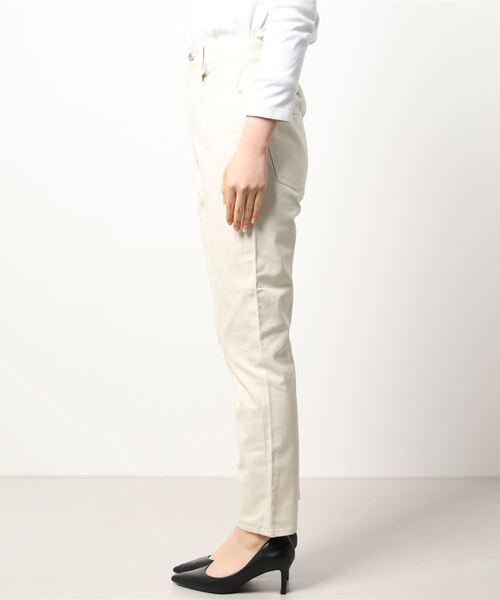ehka sopo（エヘカソポ）の「ツイルテーパードパンツ（その他パンツ・レディース・ブラック/ベージュ/オフホワイト・ﾌﾘ-）」の4枚目の写真
