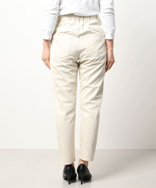 ehka sopo（エヘカソポ）の「ツイルテーパードパンツ（その他パンツ・レディース・ブラック/ベージュ/オフホワイト・ﾌﾘ-）」の5枚目の写真