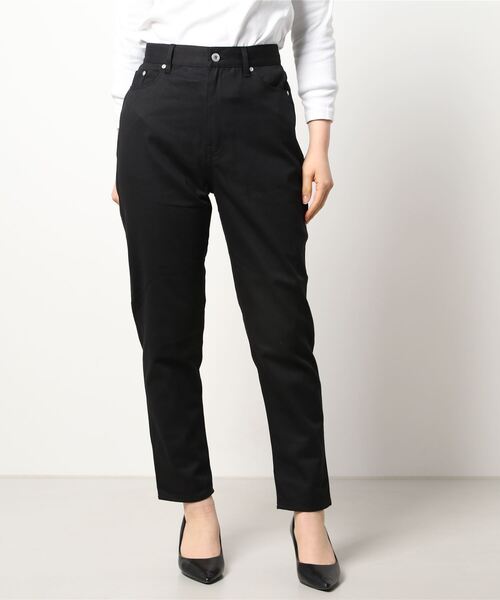 ehka sopo（エヘカソポ）の「ツイルテーパードパンツ（その他パンツ・レディース・ブラック/ベージュ/オフホワイト・ﾌﾘ-）」の7枚目の写真