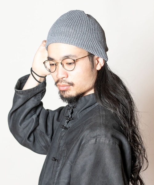 CA4LA(カシラ)の「SORBET SHORT 6(ニットキャップ/ビーニー・メンズ・グレー/ライトベージュ/グリーン/ブラック/サックスブルー・ONESIZE)」の6枚目の写真