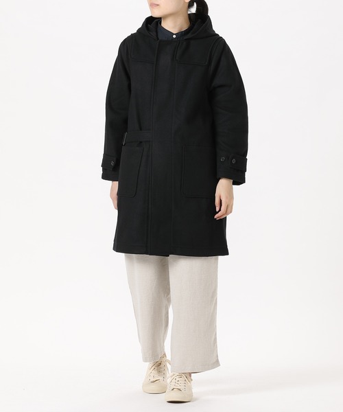 SETTO（セット）の「THOMAS COAT：ダッフルコート（ダッフルコート・レディース・ブラック/カーキブラウン・FREE）」の12枚目の写真