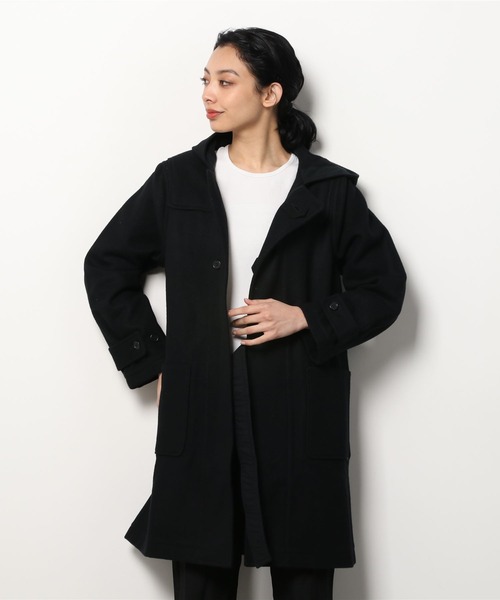 SETTO（セット）の「THOMAS COAT：ダッフルコート（ダッフルコート・レディース・ブラック/カーキブラウン・FREE）」の16枚目の写真