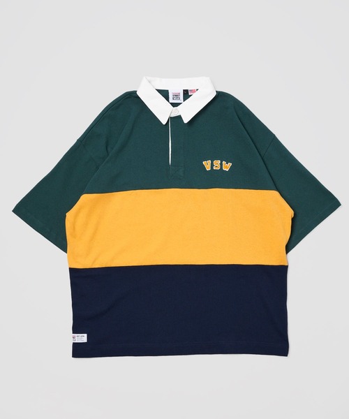 VISION STREET WEAR(ヴィジョンストリートウェア)の「【VISION STREET WEAR】USA COTTON ラガーシャツ(Tシャツ/カットソー・レディース・チャコールグレー/ネイビー/グリーン/ネイビー系1/パープル系1/グリーン系1・MEDIUM/LARGE/X-LARGE)」の12枚目の写真