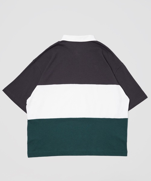VISION STREET WEAR(ヴィジョンストリートウェア)の「【VISION STREET WEAR】USA COTTON ラガーシャツ(Tシャツ/カットソー・レディース・チャコールグレー/ネイビー/グリーン/ネイビー系1/パープル系1/グリーン系1・MEDIUM/LARGE/X-LARGE)」の13枚目の写真