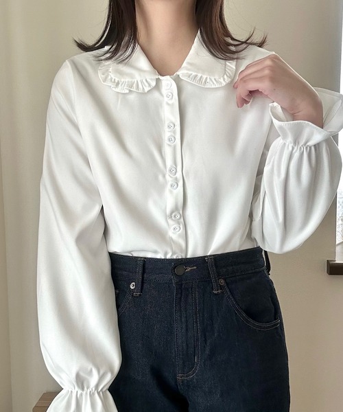 丸襟ブラウス（シャツ/ブラウス）｜Cham.（チャム）の