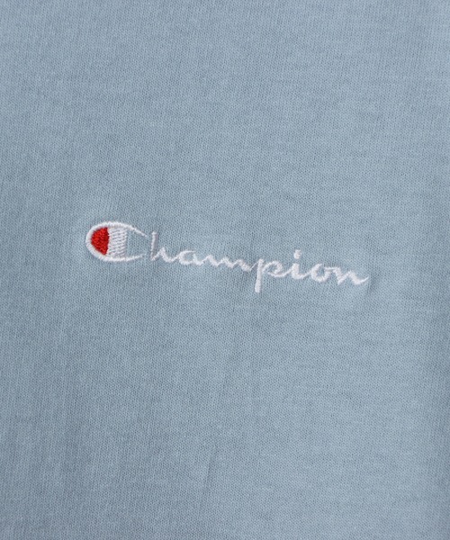 Champion(チャンピオン)の「【Champion/チャンピオン】レディース ショートスリーブVネックTシャツ(Tシャツ/カットソー・レディース・スカイブルー/グレー/ブラック/スモーキーグリーン系1/サンドベージュ/ホワイト・MEDIUM/LARGE)」の16枚目の写真