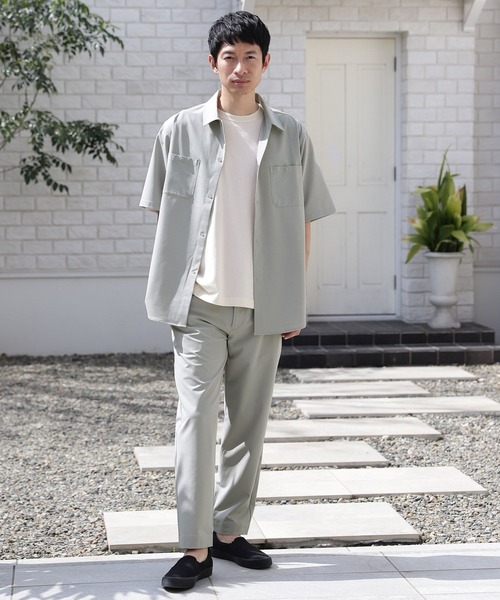LAKOLE（ラコレ）の「【PARK】ピグメント刺繍Tシャツ / 274816（Tシャツ/カットソー・メンズ・ホワイト/ピンク/ロイヤルブルー/チャコール・MEDIUM/LARGE/X-LARGE）」の5枚目の写真