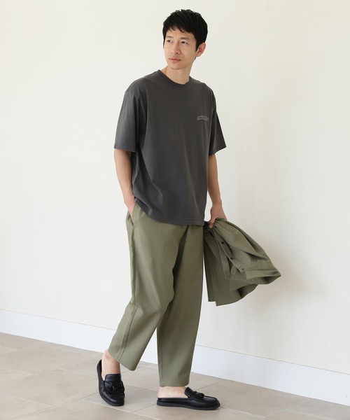 LAKOLE（ラコレ）の「【PARK】ピグメント刺繍Tシャツ / 274816（Tシャツ/カットソー・メンズ・ホワイト/ピンク/ロイヤルブルー/チャコール・MEDIUM/LARGE/X-LARGE）」の19枚目の写真