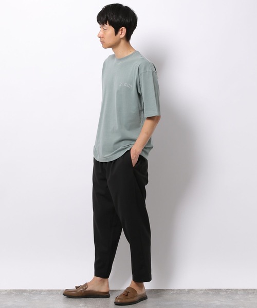 LAKOLE（ラコレ）の「【PARK】ピグメント刺繍Tシャツ / 274816（Tシャツ/カットソー・メンズ・ホワイト/ピンク/ロイヤルブルー/チャコール・MEDIUM/LARGE/X-LARGE）」の6枚目の写真