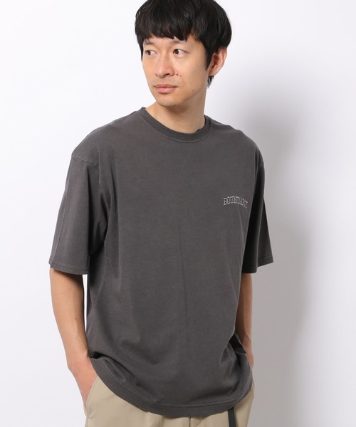LAKOLE（ラコレ）の「【PARK】ピグメント刺繍Tシャツ / 274816（Tシャツ/カットソー・メンズ・ホワイト/ピンク/ロイヤルブルー/チャコール・MEDIUM/LARGE/X-LARGE）」の14枚目の写真