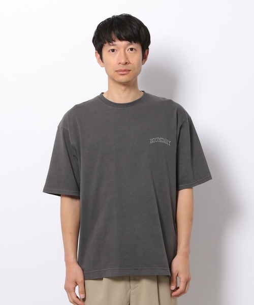 LAKOLE（ラコレ）の「【PARK】ピグメント刺繍Tシャツ / 274816（Tシャツ/カットソー・メンズ・ホワイト/ピンク/ロイヤルブルー/チャコール・MEDIUM/LARGE/X-LARGE）」の17枚目の写真