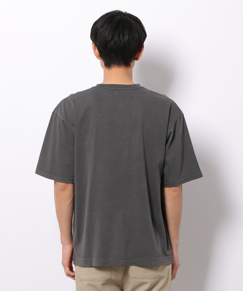 LAKOLE（ラコレ）の「【PARK】ピグメント刺繍Tシャツ / 274816（Tシャツ/カットソー・メンズ・ホワイト/ピンク/ロイヤルブルー/チャコール・MEDIUM/LARGE/X-LARGE）」の11枚目の写真