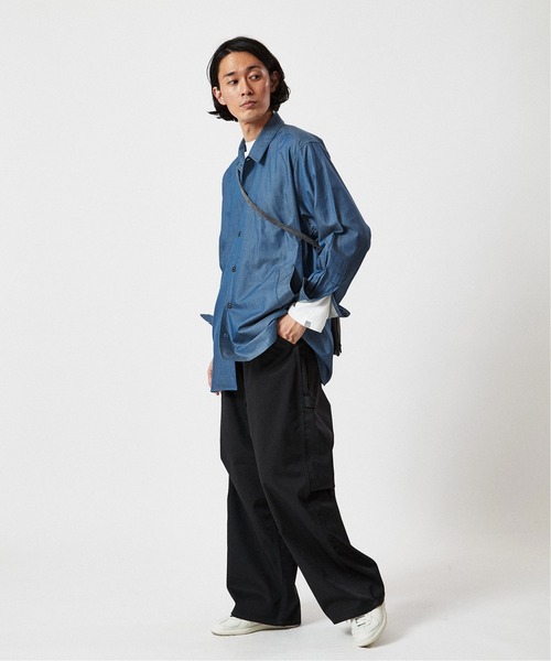 EDIFICE(エディフィス)の「ステンカラー CPOシャツ ライト(シャツ/ブラウス・メンズ・ベージュ/ブルー/グリーン・44/46/48)」の13枚目の写真