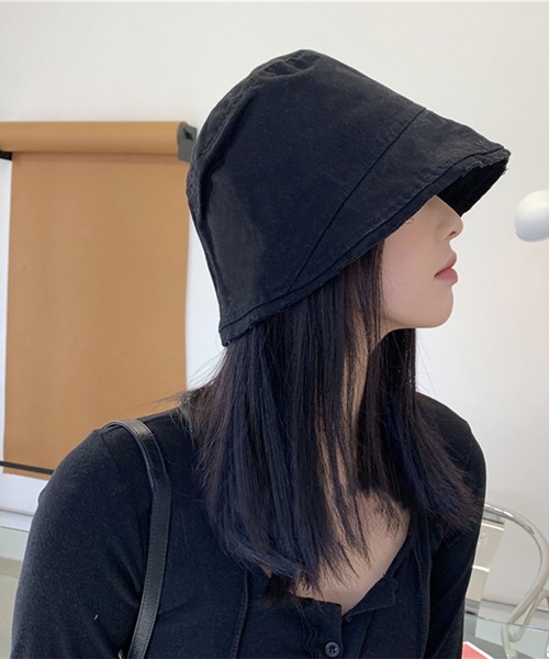 me+em select（ミームセレクト）の「【 8色展開 】フリンジカラーバケットハット【サイズ調節可／裏地付】（ハット・レディース・ブラック/ベージュ/パープル/オレンジ/ブルー/グリーン/モカ/キナリ・FREE）」の10枚目の写真