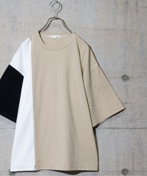 JOHN'S CLOSET | 【13】T/Cポンチ切り替えBIGTシャツ(Tシャツ/カットソー)