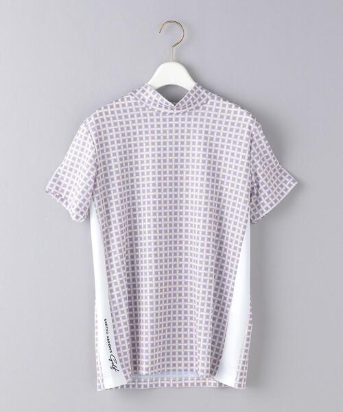 UNITED ARROWS GOLF レディース　スタンドネック半袖シャツ UNITED ARROWS GOLF レディース スタンドネック半袖シャツ