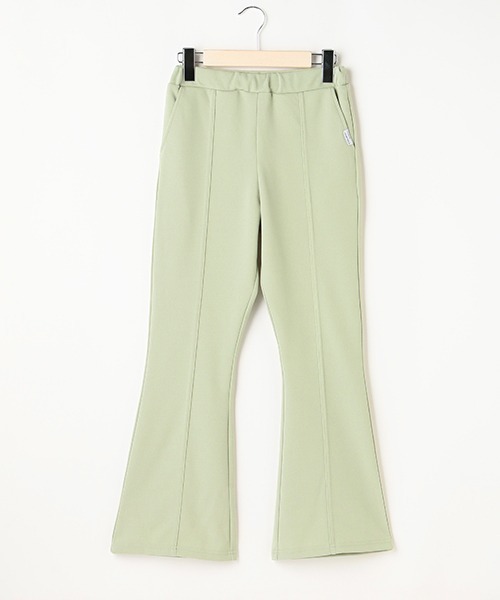 LOVETOXIC(ラブトキシック)の「ジョーゼットフレアロングパンツ(その他パンツ・キッズ・サックスブルー/ブラック/エメラルド/グリーン・L/M/S/SS)」の1枚目の写真