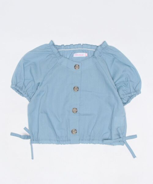 PINKHUNT（ピンクハント）の「PINKHUNT ショート丈ブラウス 6899K (ボトム別売)（シャツ/ブラウス・キッズ・イエロー/スカイブルー系1・120cm/160cm/140cm/150cm/130cm）」の9枚目の写真