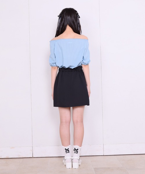 PINKHUNT（ピンクハント）の「PINKHUNT ショート丈ブラウス 6899K (ボトム別売)（シャツ/ブラウス・キッズ・イエロー/スカイブルー系1・120cm/160cm/140cm/150cm/130cm）」の7枚目の写真