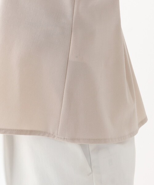 index（インデックス）の「◆フロントボタンペプラムブラウス【WEB限定サイズ】（シャツ/ブラウス・レディース・ライトグレー/グリーン/パープル・38/42/40/36）」の9枚目の写真