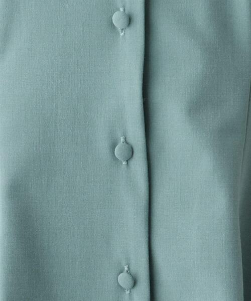 index（インデックス）の「◆フロントボタンペプラムブラウス【WEB限定サイズ】（シャツ/ブラウス・レディース・ライトグレー/グリーン/パープル・38/42/40/36）」の10枚目の写真