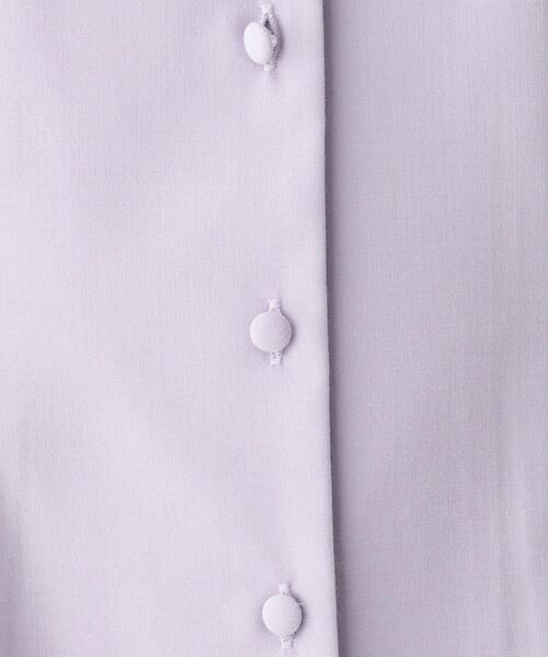 index（インデックス）の「◆フロントボタンペプラムブラウス【WEB限定サイズ】（シャツ/ブラウス・レディース・ライトグレー/グリーン/パープル・38/42/40/36）」の12枚目の写真