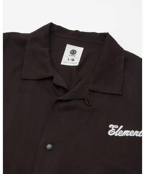 ELEMENT(エレメント)の「ELEMENT メンズ BIG SKATE ALOHA SS 半袖シャツ 【2022年夏モデル】/エレメントビッグシルエットシャツ(シャツ/ブラウス・メンズ・ブラック/グレー系その他・MEDIUM/LARGE/X-LARGE)」の8枚目の写真