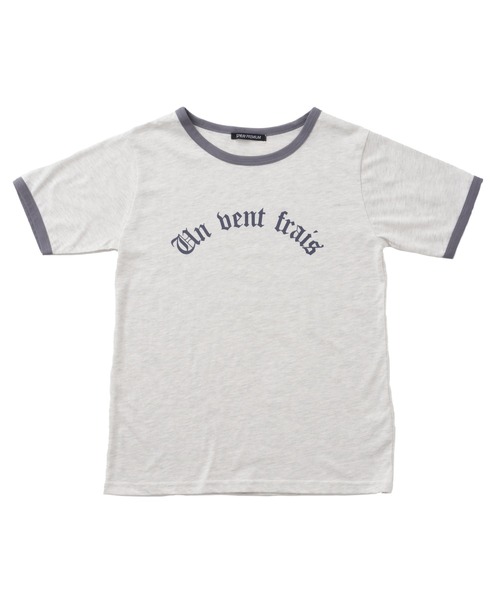 SpRay(スプレイ)の「オールドロゴリンガーTシャツ(Tシャツ/カットソー・レディース・オフホワイト/イエロー/ブルー/アイボリー/オートミール・FREE)」の3枚目の写真