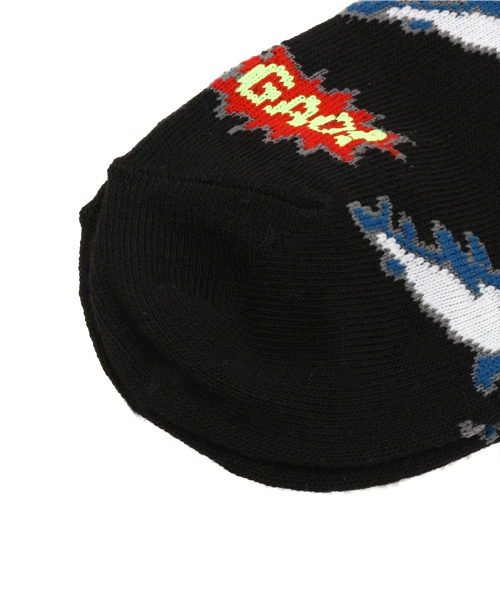 WEGO（ウィゴー）の「WEGO/ジョーズソックス（ソックス/靴下・レディース・ホワイト/ブラック/ブルー/ピンク・FREE）」の5枚目の写真