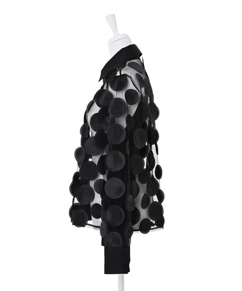 Narcissus - 一回着用☆narcissusボリュームチュニックブラウス Narcissus WEBSTORE 限定商品】ドットブラウス（シャツ/ブラウス