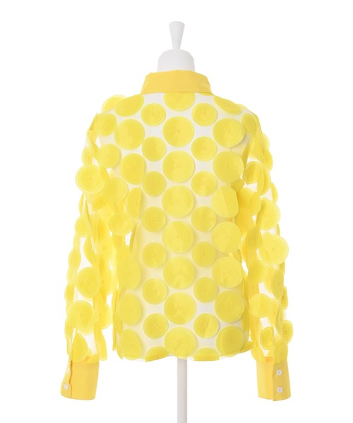 Narcissus - 一回着用☆narcissusボリュームチュニックブラウス Narcissus WEBSTORE 限定商品】ドットブラウス（シャツ/ブラウス