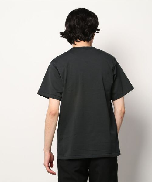 GOLD（ゴールド）の「GOLD / ゴールド：PLANTING COTTON JERSEY T-SHIRT：22A-GL78883[MUS]（Tシャツ/カットソー・メンズ・ブラック/オフホワイト・XL/L/M）」の4枚目の写真