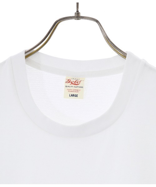 GOLD（ゴールド）の「GOLD / ゴールド：PLANTING COTTON JERSEY T-SHIRT：22A-GL78883[MUS]（Tシャツ/カットソー・メンズ・ブラック/オフホワイト・XL/L/M）」の16枚目の写真