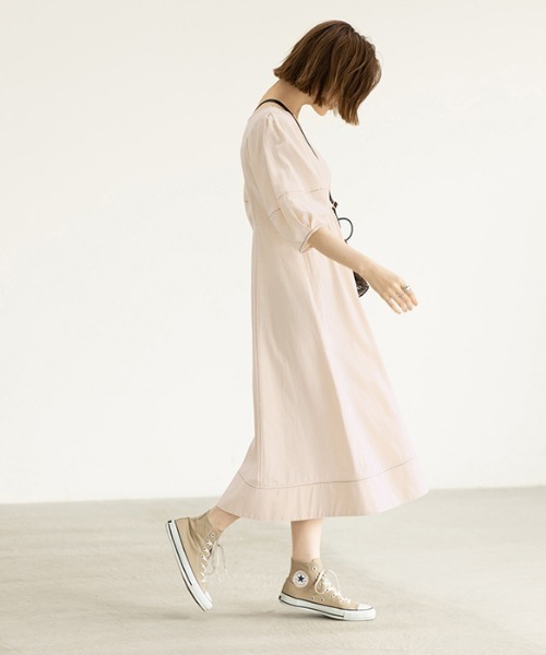 GeeRA(ジーラ)の「前後2WAYランタンスリーブフレアーワンピース(ワンピース・レディース・ネイビー/アイボリー/ブルー・MEDIUM/LARGE/X-LARGE)」の12枚目の写真