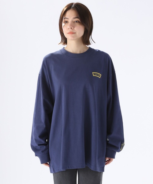 Fishs Eddy（フィッシュエディ）の「[Fishs Eddy(フィッシュエディ)]バックプリントロンT（Tシャツ/カットソー・レディース・ネイビー/オフホワイト・LARGE/MEDIUM）」の21枚目の写真